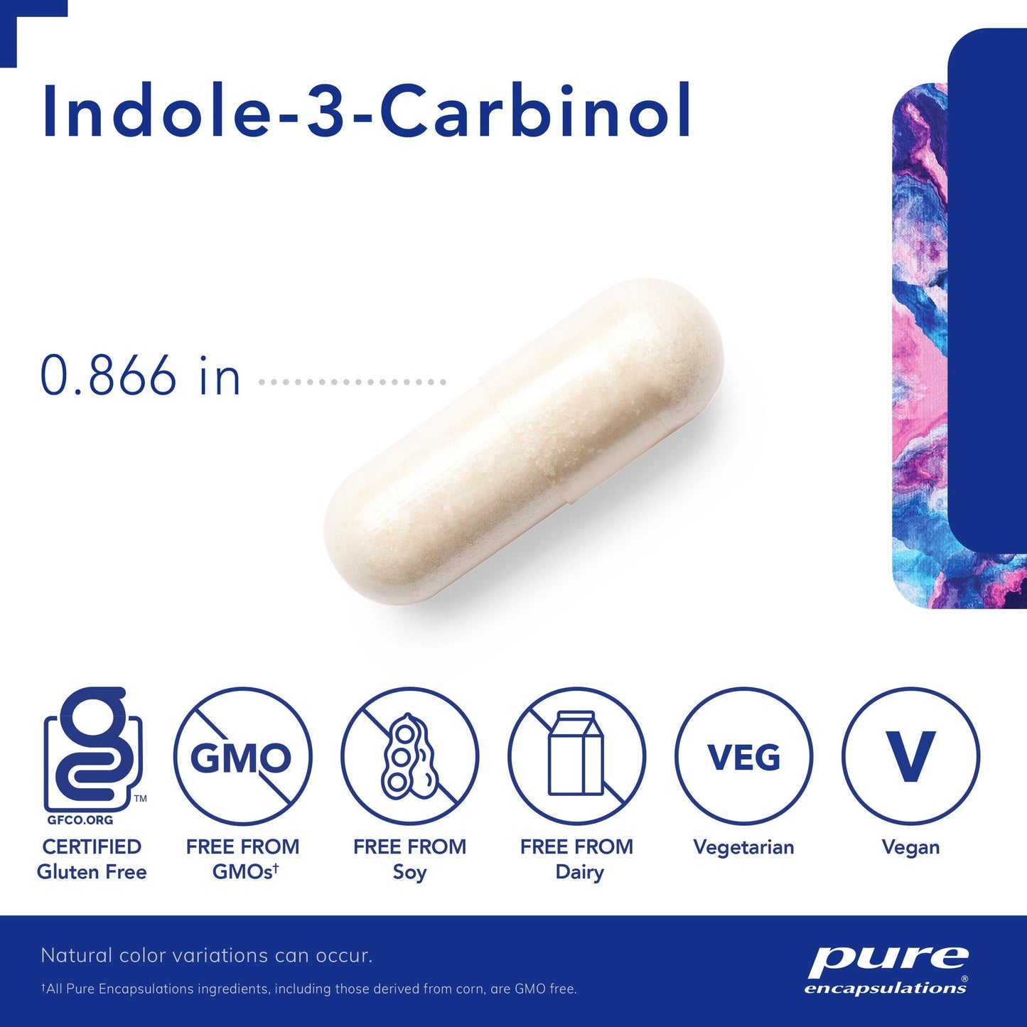 Indole 3 Carbinol 400 mg.