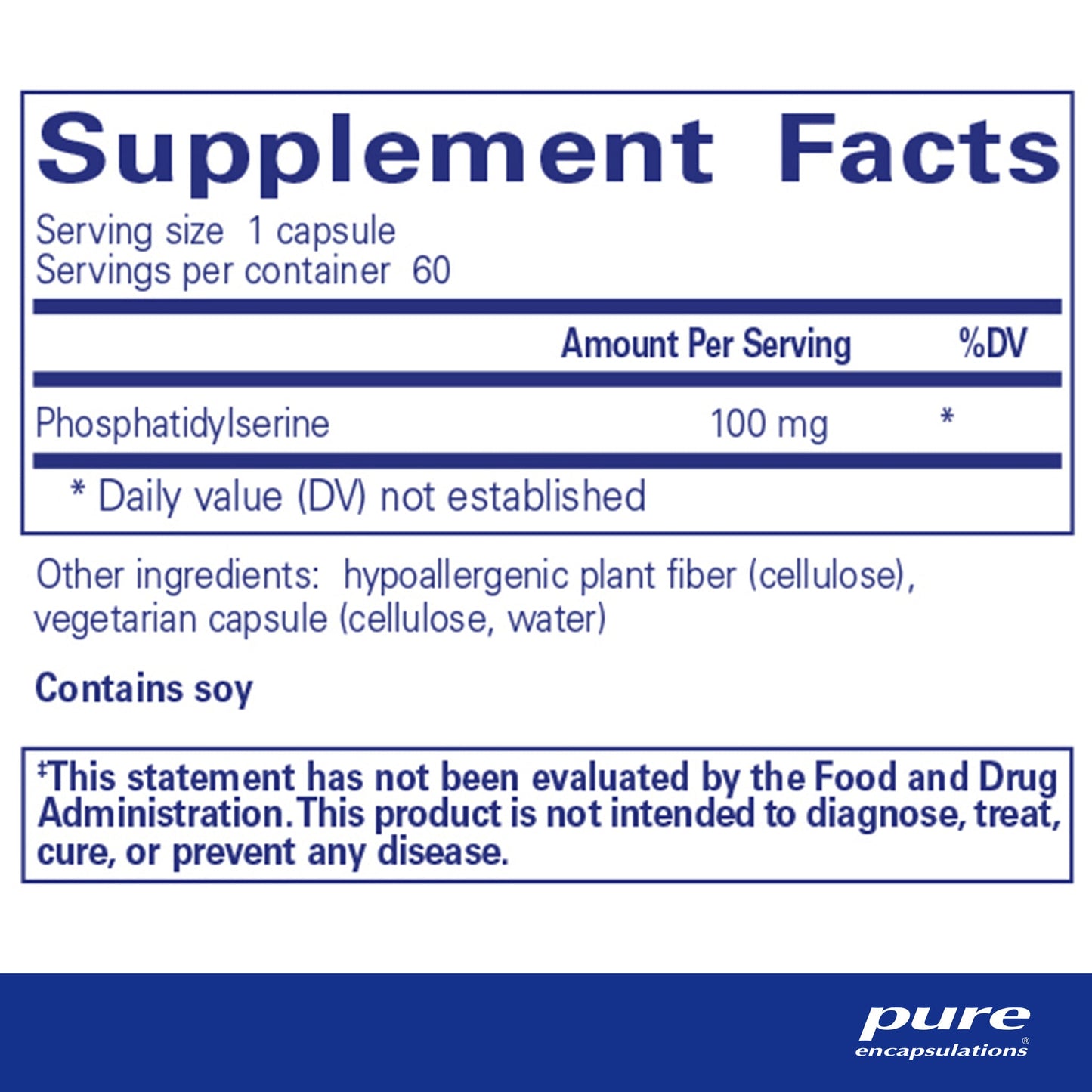 PS 100 (phosphatidylserine)