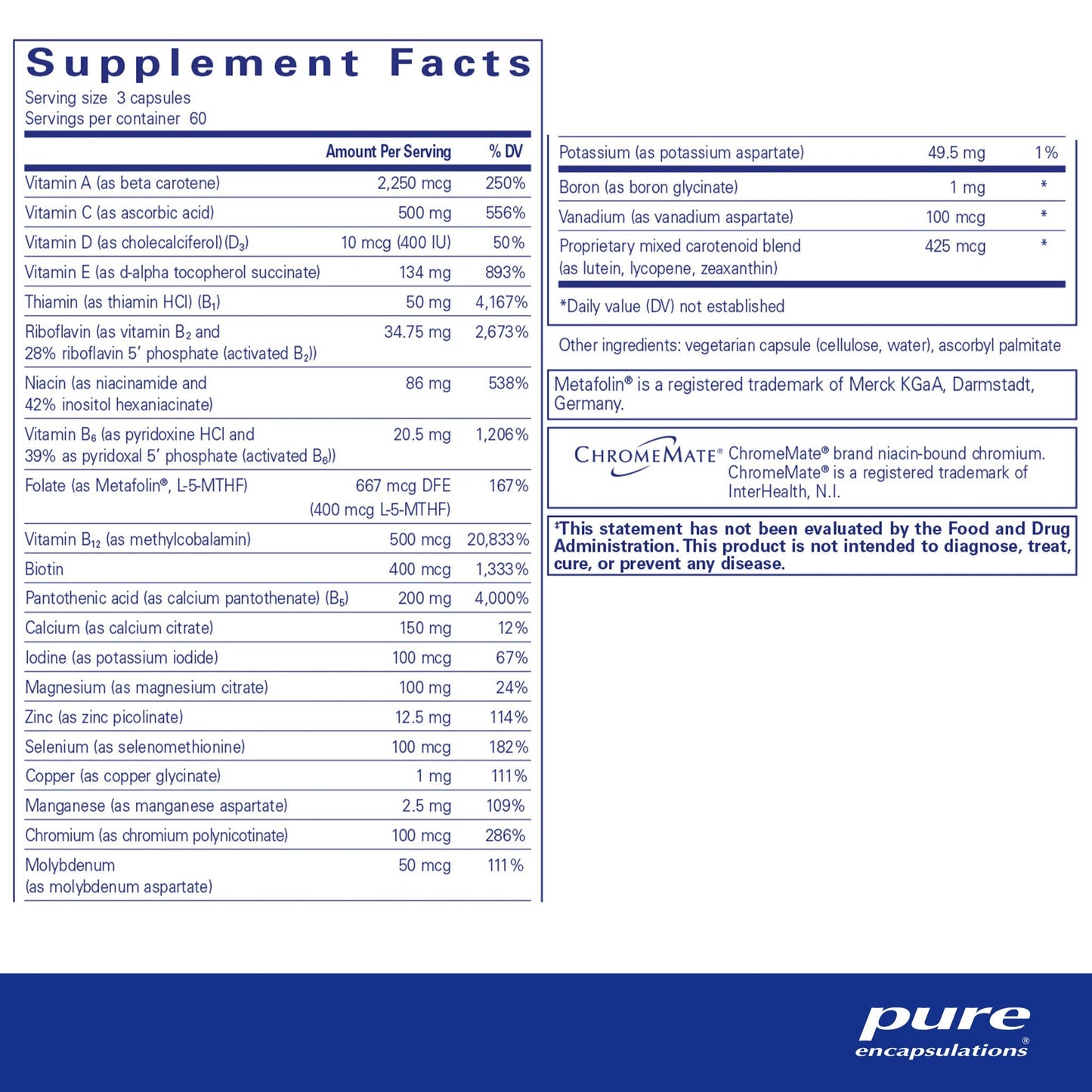 Nutrient 950 w/o Iron