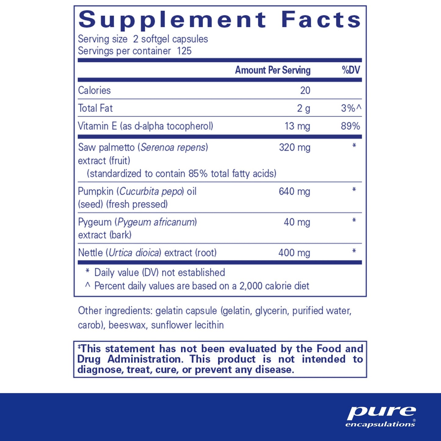 Saw Palmetto Plus w/ Nettle Root