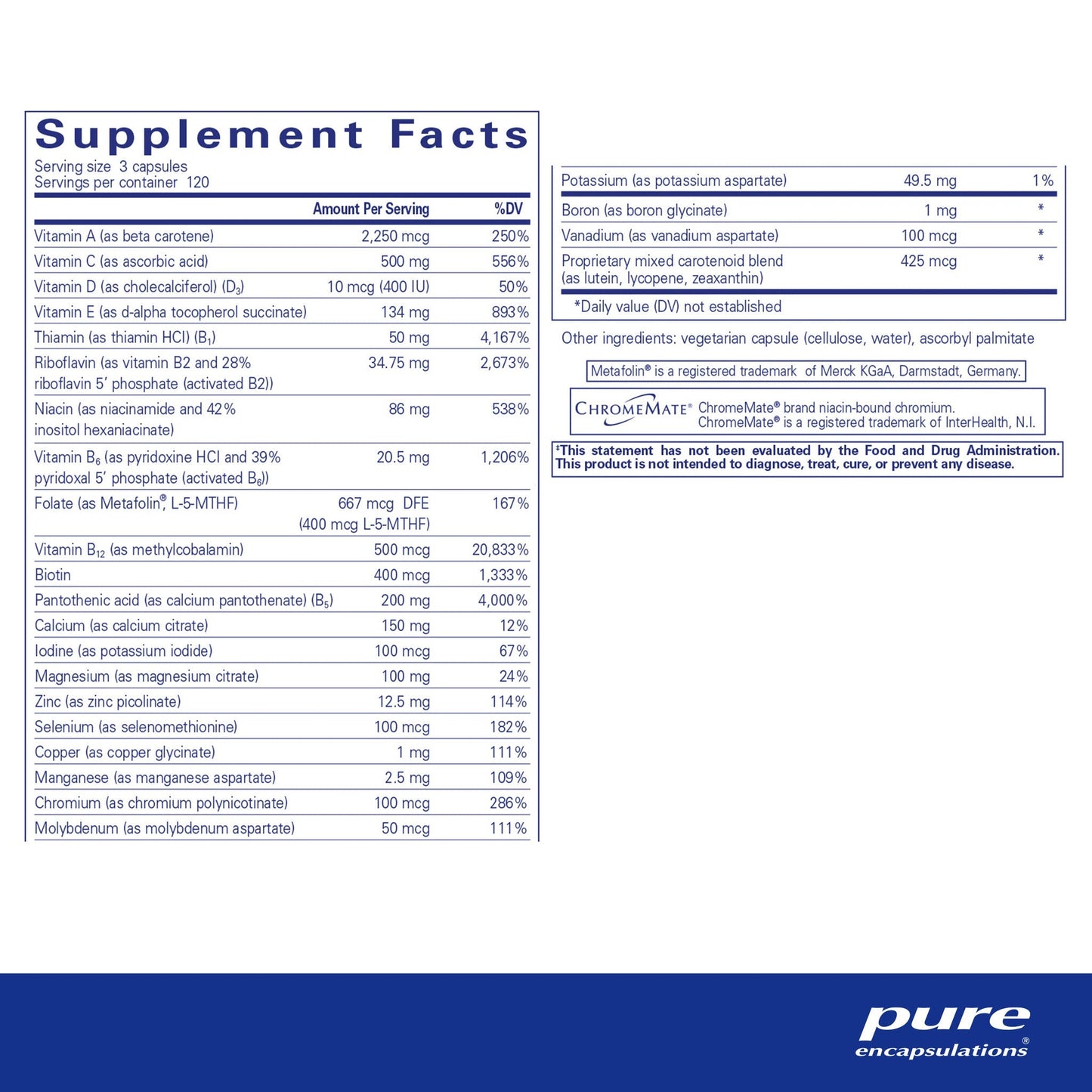 Nutrient 950 w/o Iron